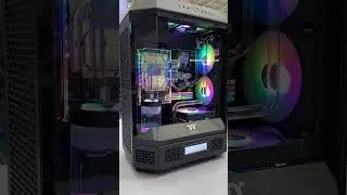 Thermaltake All New Launch Tower 600 Chassis Water Cooled Build #thermaltake #tower #gaming #shorts
