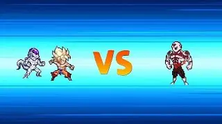 غوكو وفريزا ضد جيرين في لعبة power warriors