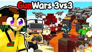 GUNWARS 3vs3 con I DRONI ESPLOSIVI - MARCY e BADDI e ZEYXON vs NICO e LOCO e DAMIANO MINECRAFT ITA