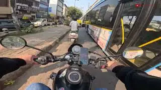 Harley Davidson X440 Ride in Delhi from Old Anarkali to Arjun nagar metro station  | 452