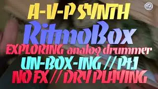 A-V-P Synth RITMOBOX // DRUM SYNTHESIZER with 5 VOICES // NO FX