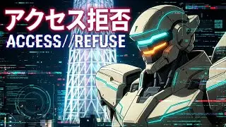 【アクセス拒否】AI支配に反乱するグリッチロックMV｜ACCESS//REFUSE（Original）