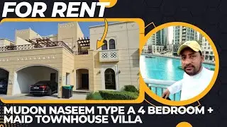 Mudon Naseem Type A | 4 bedroom + Maid Townhouse villa | for Rent in Dubai