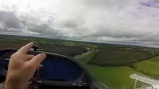 Martin Gibbons returning from Croughwell and landing in Abbeyshrule