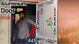 Aluminium Door Making | Aluminium Bathroom Door Design | Aluminium door cost of India | #doors