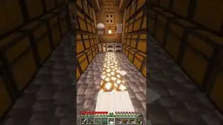 Lighting hack with glow stone in small spaces. 💡 #minecraft #minecraftbuilding #relaxinggameplay