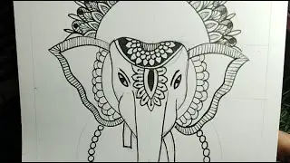 Ingenious Creator is live! Ganpati ji Drawing ❤️ #mandala #mandaladrawing #ganeshji #artlive