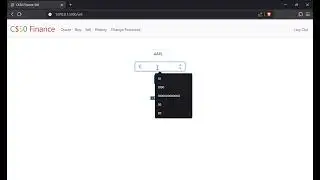 Finance - CS50 Stock Trading Web App Demo (2025)