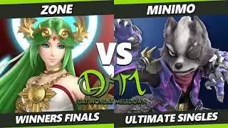 DAT MM 291 Winners Finals - Zone (Palutena) Vs. MiniMo (Wolf) Smash Ultimate - SSBU
