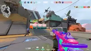 Aggressive RAZE plays on Valorants NEW map Fracture