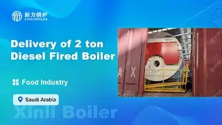 2 ton of Diesel Fired Steam Boiler Used for a Food Enterprise in Saudi Arabia~