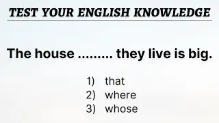 Gap Filling Test | English Grammar