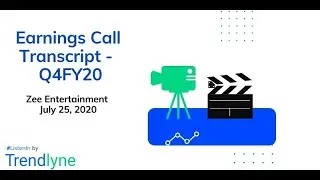 Zee Entertainment Earnings Call for Q4FY20
