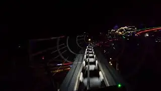 Mountain Coaster Racing Coaster In Pigeon Forge AT NIGHT w/ a HandHeld GoPro on 10/15/25!
