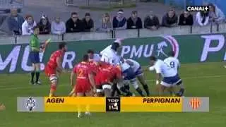 Top 14 - 25ème journée Agen-Perpignan 2012-2013
