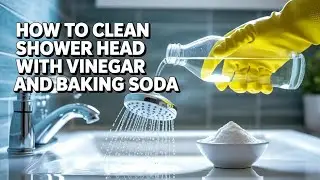 How to clean shower head with vinegar and baking soda