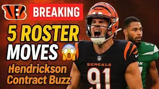 Bengals Shake Up Roster with 5 Big Moves 😱  Trey