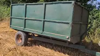 Combine the Winter Oats early this year #farming #combine #classic
