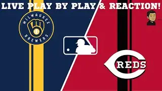 Milwaukee Brewers vs Cincinnati Reds | MLB Livestream Live Play By Play & Reaction (8/16/2025)
