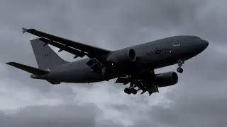 Royal Canadian Air Force CC150 Polaris A310-304 Landing at Gatwick