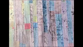 Scrap Paper Strips to Cloth - #createdbycatherine