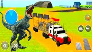 T Rex Dinosaur Angry Dino Zoo Transport: Animal Transport Truck Simulator #AndroidGame @NHKGamesPro