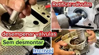 Como Retificar válvulas do cabeçote da Moto?