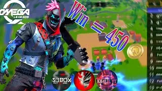 Omega Legends| Room Last man standing win 450 gold insane fight 😱
