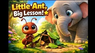 Little Ant, Big Lesson 🐜🐘 | Kids Moral Story ✅
