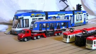 Spielzeug Stra&szlig;enbahnen #modellbahn #siku #train #z&uuml;ge #vlak #dickietoys