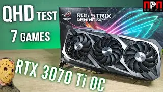 Asus ROG Strix RTX 3070 Ti OC - 7 games in QHD (2560x1440).