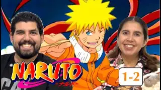 Convirtiendo a mi esposa en fan de Naruto | Reacción a Naruto cap 1-2