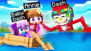 Использование команд администратора на одном Brainrot Raft в Minecraft!