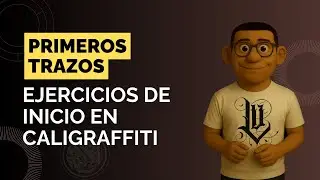 🤓😋Tus primeros trazos en caligraffiti ✒️✍ #trazos #hl11 #caligraffiti