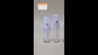 Powder spray bottle cosmetic and skincare packaging