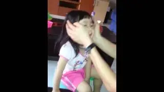 Funny baby massage