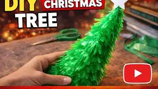 Plastic Carry Bag Christmas Tree | Best Out of Waste Christmas Craft | DIY Eco-Friendly Decoration🌲🌲