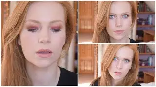 Autumn/Fall Deep Purple Smokey Eye Tutorial | Makeup For Redheads | Simply Redhead
