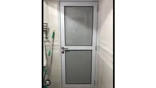 MLANGO WA CHOONI WA GHARAMA NAFUU || ALLUMINIUM DOOR 🚪 #ujenzinafuu
