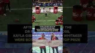 $100K for two worthy competitors in the Dr. Pepper Tuition Toss 🤑 #shorts