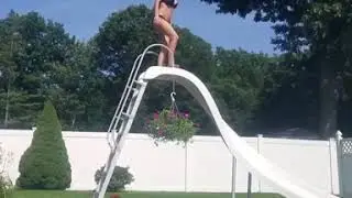 Jill Nicolini Pix News Dives Into Pool Takin' On Black String Bikini