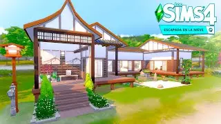AMO MI CASA JAPONESA!! 🍜 | Los Sims 4 ~ Escapada en la nieve