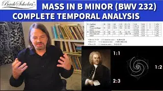 COMPLETE TEMPORAL ANALYSIS of Bach's Mass in B Minor (BWV 232)
