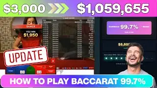 Baccarat Strategy | How to Play Baccarat 99.7% Win Rate System