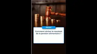 Comment r&eacute;viser le montant d'une pension alimentaire?