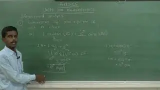 I PUC-PHYSICS- UNITS AND MEASUREMENTS -session - 7