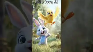 Little Bird & Rabbit Cartoon Story. একটি choto pakhi বনে kata গাছের মধ্যে আটকে যায়। #shorts