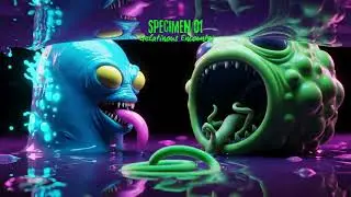 Alien Close-Up: Surreal Encounter Under Gel!   #brainrot #shorts #viral #shortsfeed