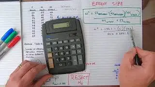 How To... Calculate Effect Size for ANOVA