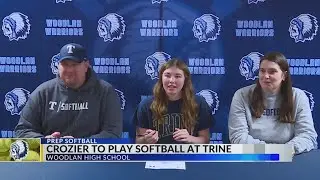 Woodlan senior Tori Crozier signs with Trine University softball